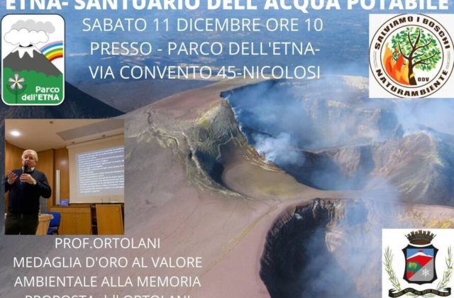 “Etna Santuario dell’Acqua Potabile”, secondo appuntamento