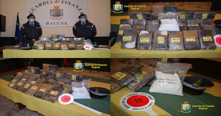 Oltre 30 kg di cocaina purissima rinvenuta sulla spiaggia in un borsone: valore oltre 11 milioni di euro