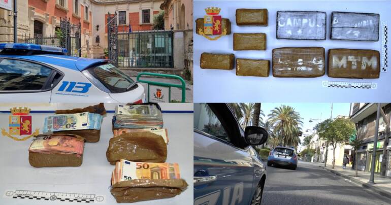 Arrestati due calabresi con 4,5 kg di cocaina e un messinese acquirente. Sequestrati 240 mila euro