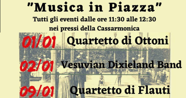 Castellammare di Stabia. La musica torna sul lungomare e sulla Cassarmonica
