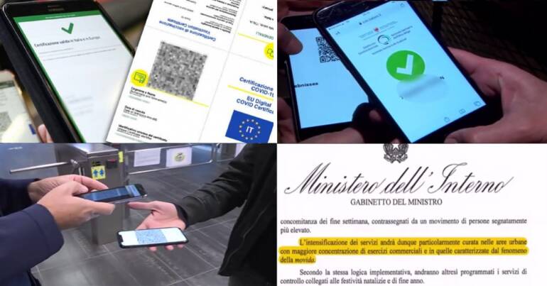Da domani lunedì 6 dicembre entra in vigore il “Super green pass”