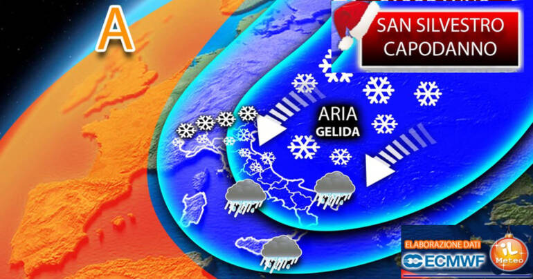 Fine 2021 ricco di sorprese sul fronte meteo: Ipotesi neve in pianura