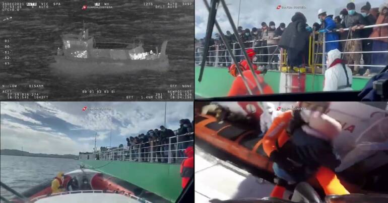 Salvi i 27 migranti che risultavano dispersi. Soccorso un peschereccio con 400 migranti