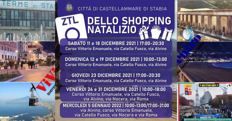 ZTL per lo shopping; al via la solita chiusura delle strade del centro
