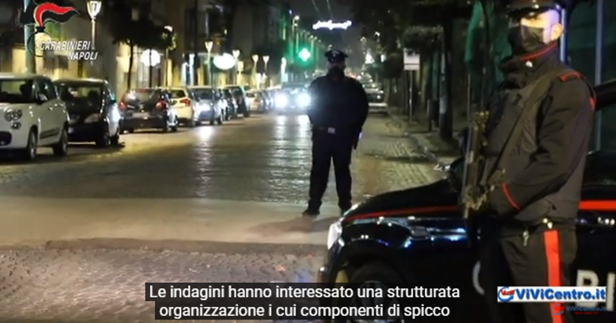 Ercolano, ordinanza di custodia cautelare in carcere per 11 persone