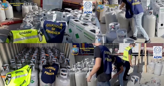 Sequestrate dalla GdF di Palermo unitamente alla locale Agenzia delle Dogane all’interno di 2 containers