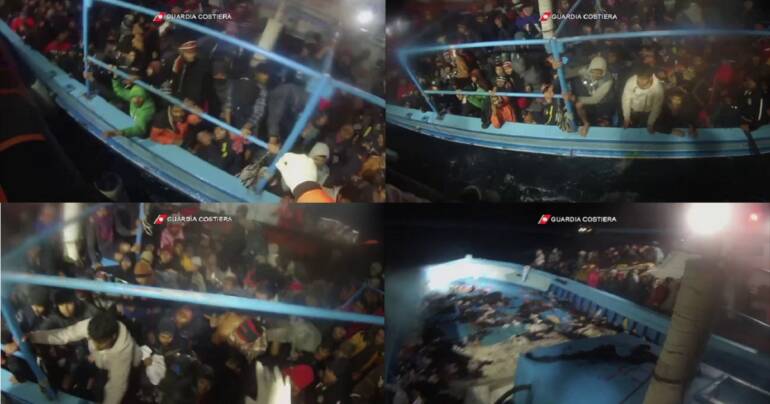 Soccorsi 280 migranti dalla Guardia costiera, sette le vittime per ipotermia