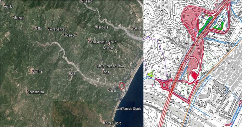 Svincolo autostradale Santa Teresa-Val d’Agrò (ME), prossimo in gara