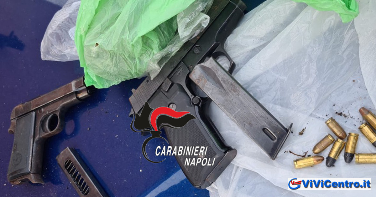 Torre Annunziata, sequestro armi dei carabinieri