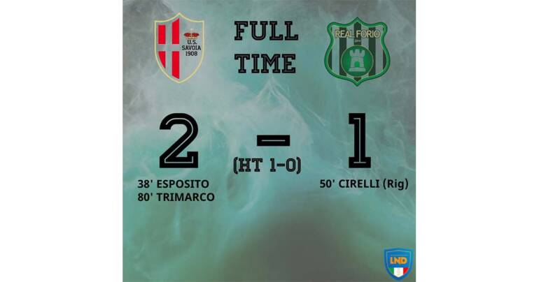 Real Forio che peccato! Trimarco regala la vittoria al Savoia