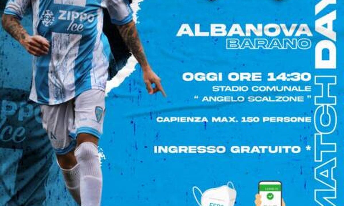 Il Barano fa visita all’Albanova che crede nei play-off