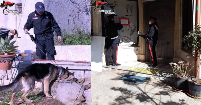 Arrestati coniugi per spaccio; sospensione di 30gg ad un bar per spaccio di stupefacenti