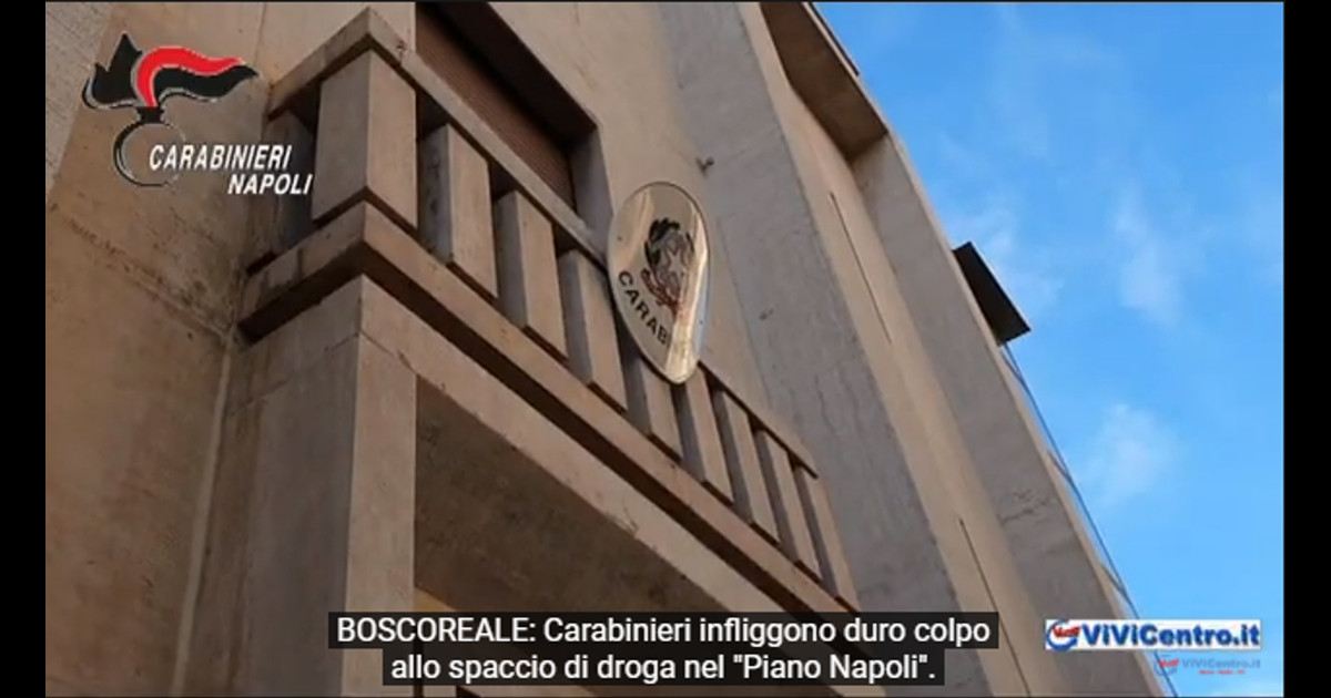 BOSCOREALE, duro colpo allo spaccio di droga