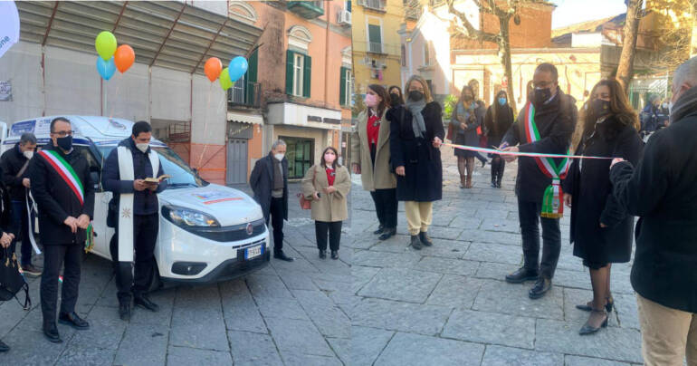 STABIA – Trasporto sociale, consegnato all’Ente il nuovo veicolo di Pmg Italia