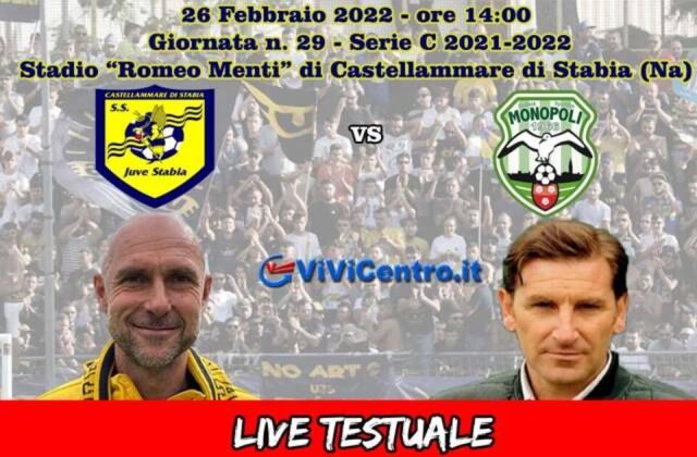 Juve Stabia-Monopoli – Rileggi LIVE 0-1 (53° Borrelli)