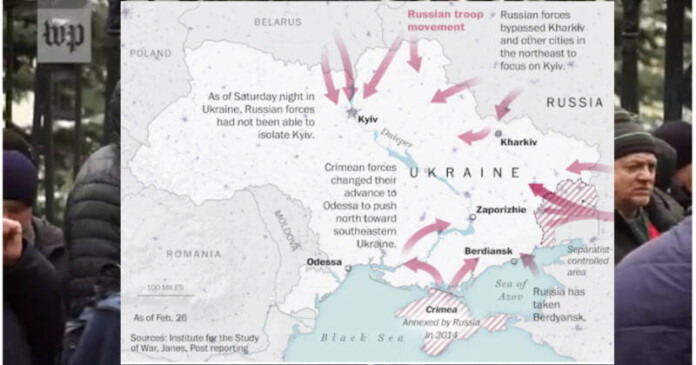 Mappa, gli ultimi avanzamenti di terra della Russia nella notte di scontri in Ucraina