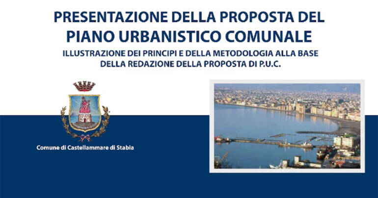 Presentazione piano urbanistico comunale di Castellammare di Stabia