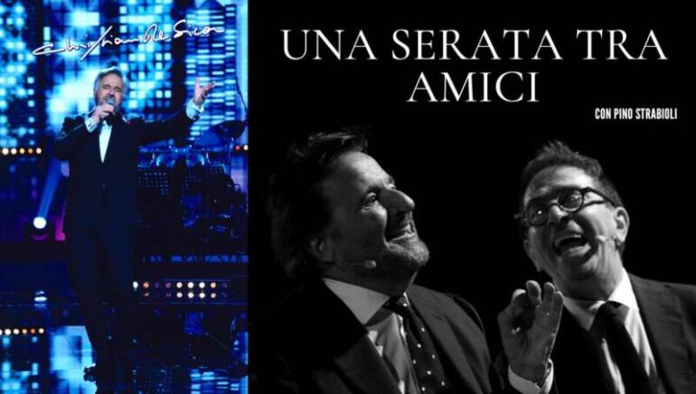 “Una serata tra amici” al Vittorio Emanuele con Christian De Sica