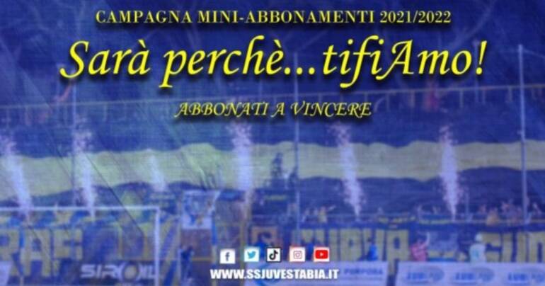 Juve Stabia, parte la campagna per la vendita dei mini-abbonamenti