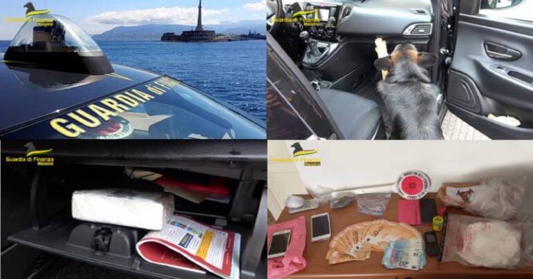 Arrestati tre corrieri di droga provenienti dalla Calabria e sequestrati oltre 1,5 kg di cocaina