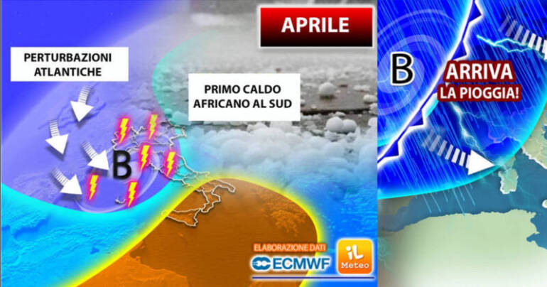Caldo primaverile ovunque, Weekend con qualche pioggia