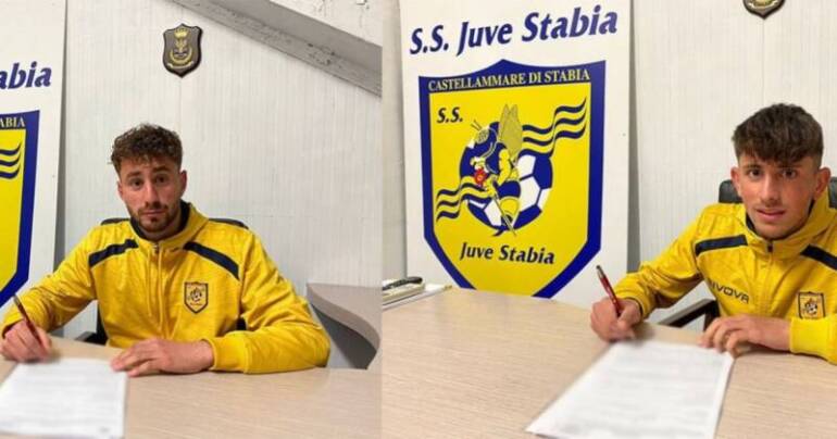 Della Pietra e Guarracino firmano con la Juve Stabia fino al 2025