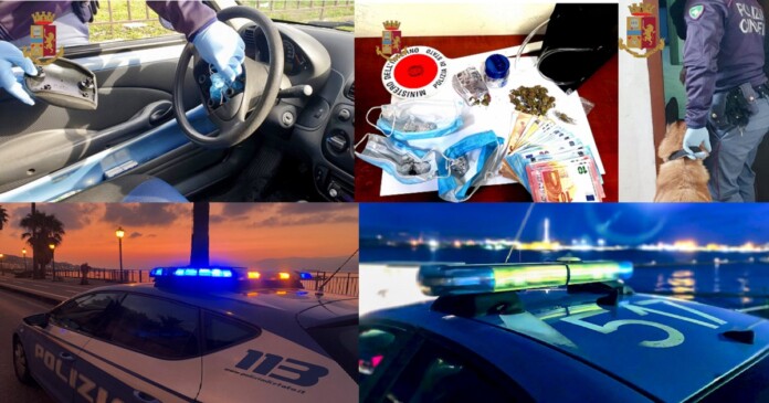 La Polizia di Stato di Messina ha denunciato un messinese che nascondeva la droga nel volante dell’automobile