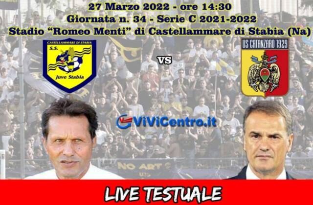 Juve Stabia-Catanzaro – Rileggi LIVE 1-1 (11° Tonucci, 54° Biasci)