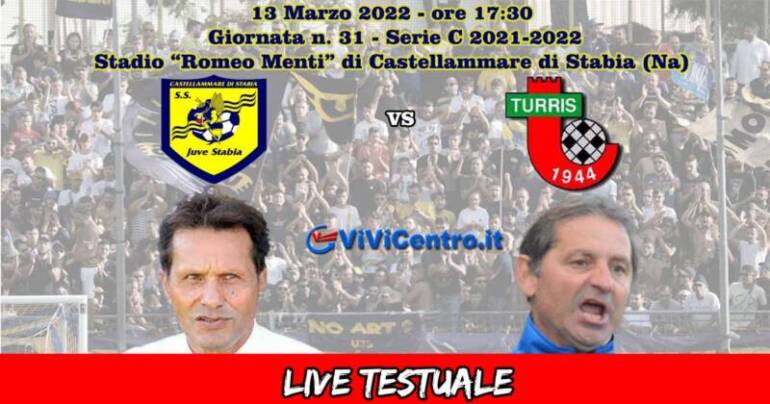 Juve Stabia-Turris – Rileggi LIVE 3-0 (17°e 45° Eusepi, 39° Stoppa)