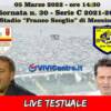 Messina-Juve Stabia LIVE