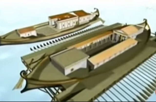 Il timone della nave di Caligola nel Museo Corderia di Stabia VIDEO