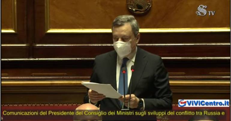 Ucraina, le Comunicazioni di Draghi del 1 Marzo 2022 in Senato  VIDEO