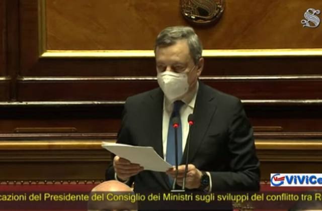 Ucraina, le Comunicazioni di Draghi del 1 Marzo 2022 in Senato  VIDEO