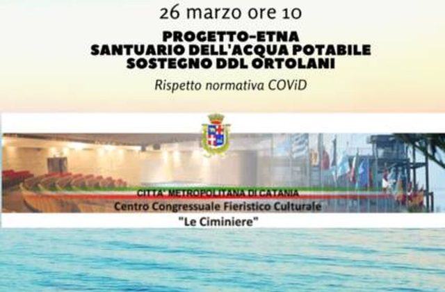 Etna – Santuario dell’acqua potabile”, evento conclusivo