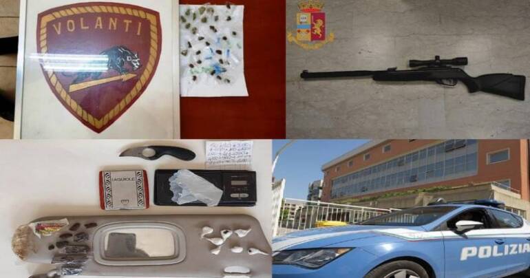Arrestato pusher. Denunciato per aver acquistato su internet delle armi