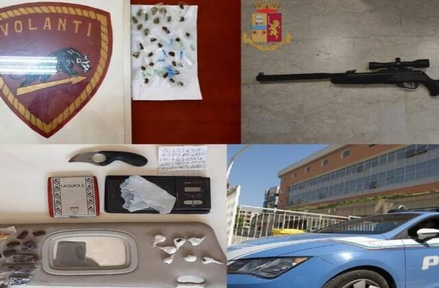 Scafati, maxi sequestro di droga e un fucile a pompa: arrestata una donna di 35 anni