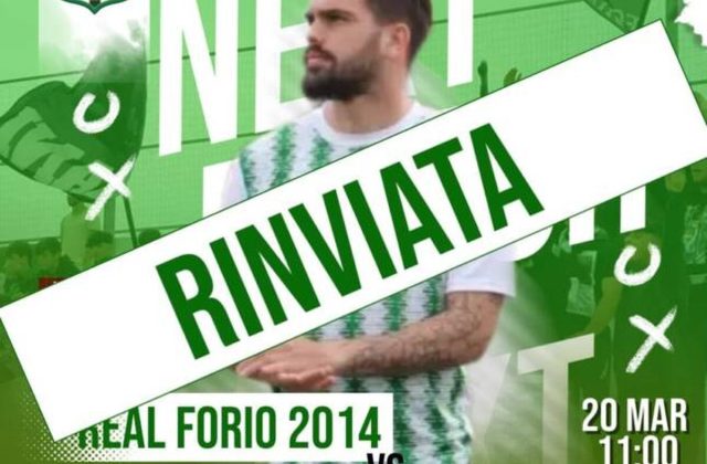 Eccellenza-Real Forio-Frattese rinviata per Covid