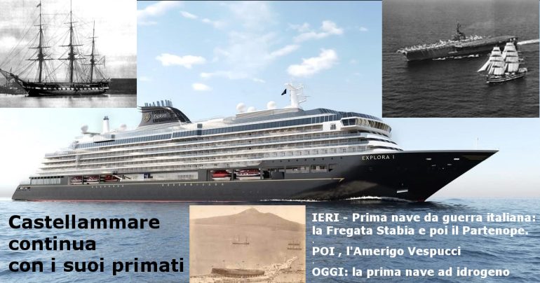Castellammare continua con i suoi primati: oggi la 1° nave ad idrogeno