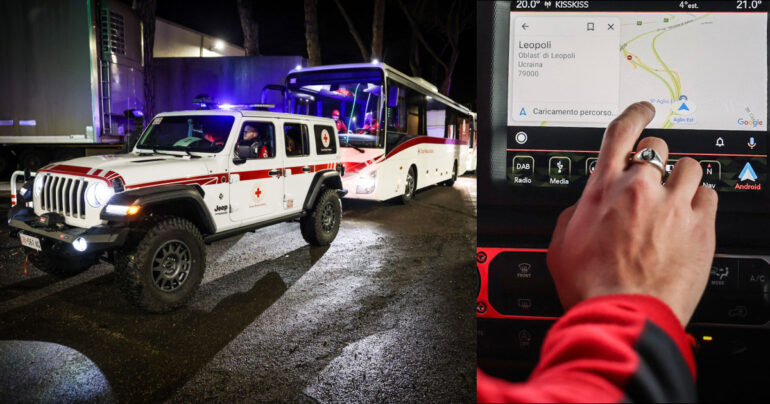 Croce Rossa Italiana torna a Leopoli per prendere altre persone vulnerabili