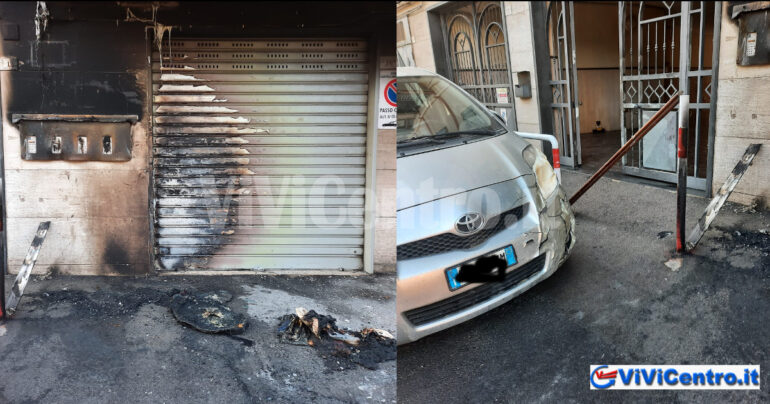 Esploso un motorino in via De Nicola 12. Tragedia sfiorata. Danni reali