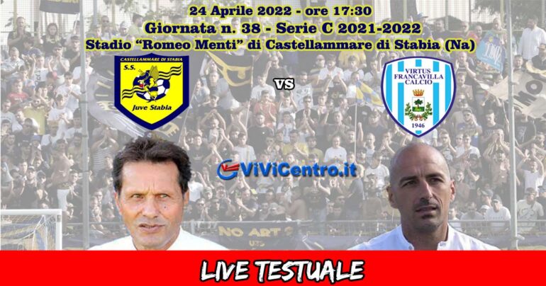 Juve Stabia-Virtus Francavilla – Rileggi LIVE 4-0 (18° e 62° Stoppa, 83° Erradi, 92° Caldore)