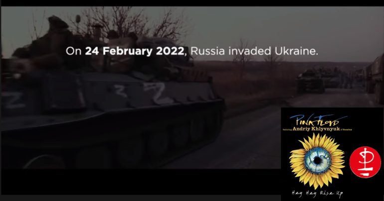 Hey Hey Rise Up nuovo brano dei Pink Floyd in supporto al popolo ucraino VIDEO