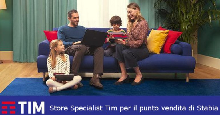 Store Specialist Tim per il punto vendita di Stabia di Cisatel srl