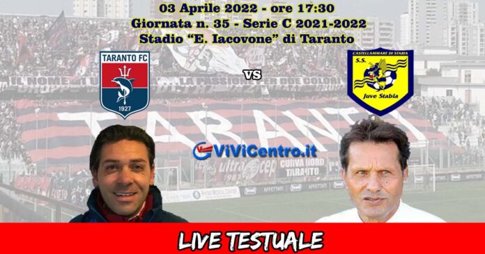 Taranto-Juve Stabia LIVE