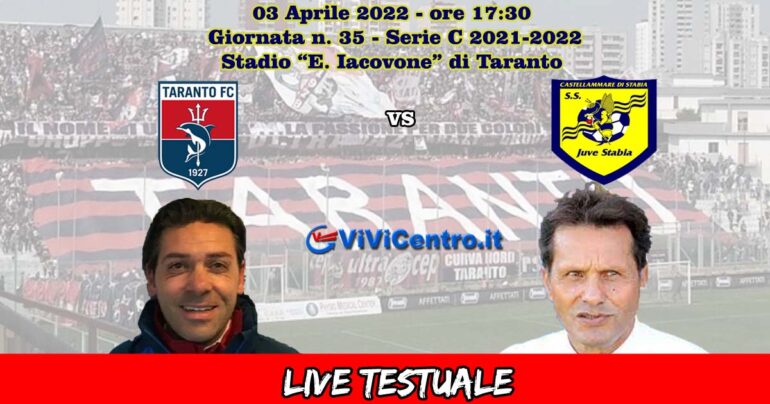 Taranto-Juve Stabia – Rileggi LIVE 0-0