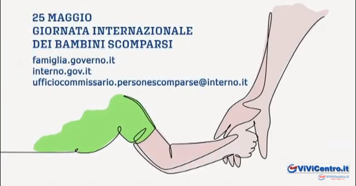 Giornata mondiale bambini scomparsi, 25 maggio