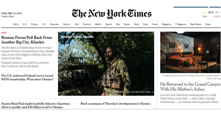 Le forze russe si stanno ritirando da un’altra grande città, Kharkiv