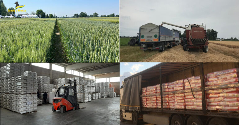 Pirateria agroalimentare: 105 tonnellate di grano duro sequestrate