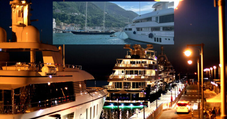 Stabia. Arrivati i primi Mega Yacht: lo Stella M e il Veliero Thaila VIDEO