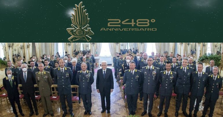 248° anniversario di fondazione della Guardia di Finanza